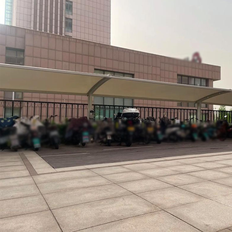 河间市膜结构电动车棚